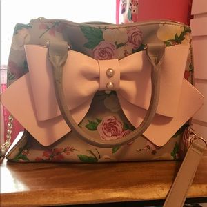 Betsey Johnson Floral Print Purse